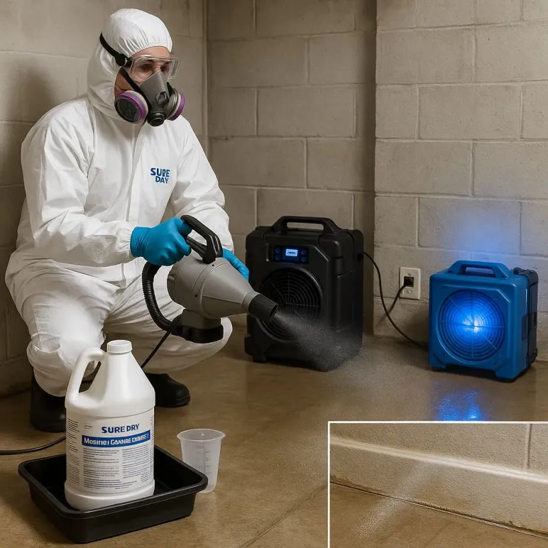 Sanitization and Odor Removal process in Windham, CT
