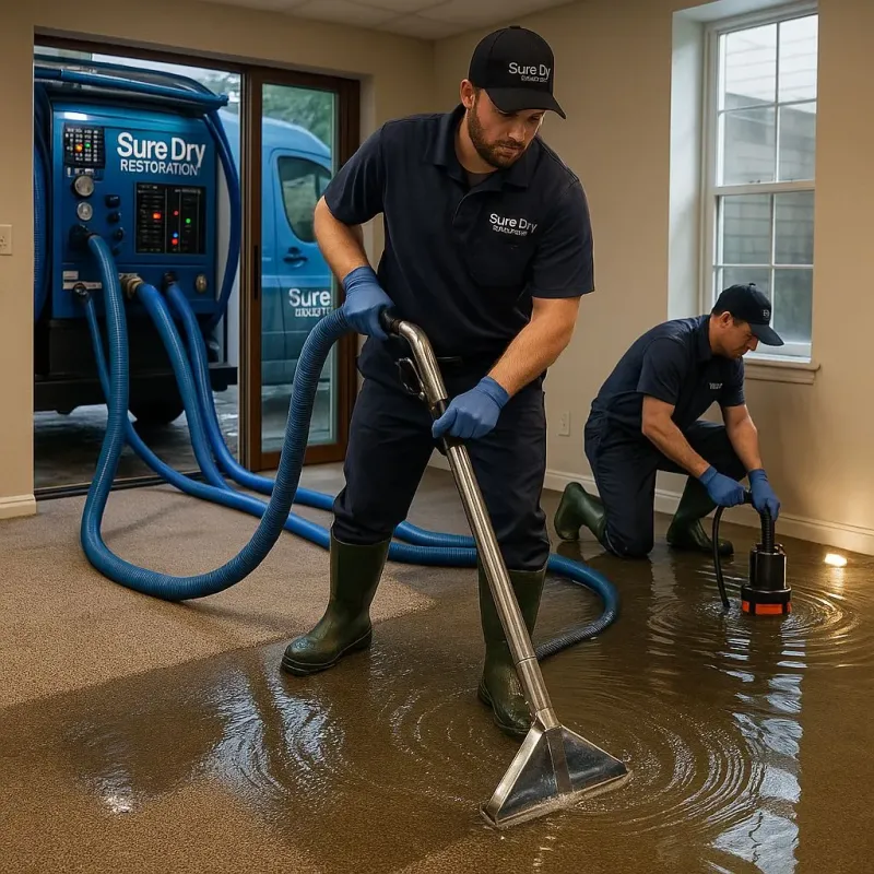 Water Extraction and Removal process in Windham, CT